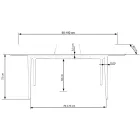 Fa asztallapos étkezőasztal T16975