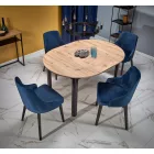 Fa asztallapos étkezőasztal T23474