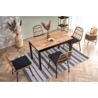 Fa asztallapos étkezőasztal T19737