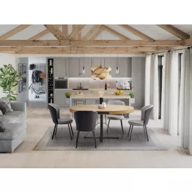 Fa asztallapos étkezőasztal T22483