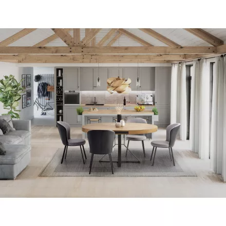 Fa asztallapos étkezőasztal T22483