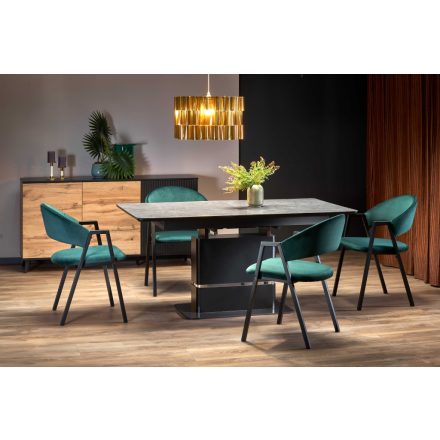 Üveglapos étkezőasztal T23165
