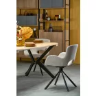 Fa asztallapos étkezőasztal T23463