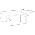 Fa asztallapos étkezőasztal T22694