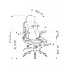 Irodai szék ergonómikus 2010001200093
