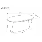 Fa asztallapos étkezőasztal T24991