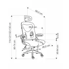 Ergonomikus forgószék 2010001202295