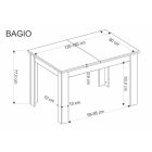 Fa asztallapos étkezőasztal T24954