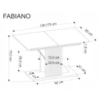 Fa asztallapos étkezőasztal 2010001203063