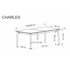 Fa asztallapos étkezőasztal 2010001203810