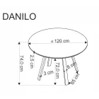 Fa asztallapos étkezőasztal 2010001203865