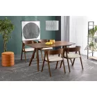 Fa asztallapos étkezőasztal T25181