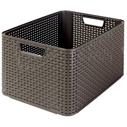 CURVER "STYLE" L MÉRETŰ RATTAN KOSÁR (30L) 205850