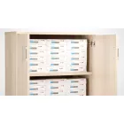 Üveges vitrin Strong S2 4003P fehér