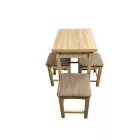 Étkezőgarnitúra asztal+4db stoki sonoma T9018-9-01