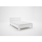 Ol-DM Fa ágykeret 140x200 cm rusztik fehér