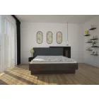 Li-DM 160x200 ágykeret ágyráccsal sonoma