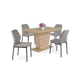 4 személyes kibővíthető étkező garnitúra E81815