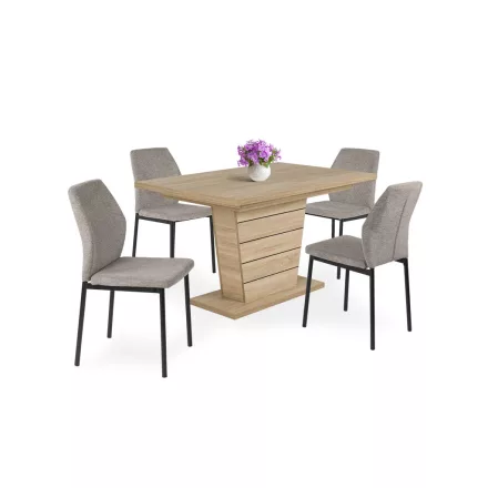 4 személyes kibővíthető étkező garnitúra E81815