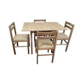   Étkező garnitúra 4 székkel, nyitható asztallal san remo T9009-9-001