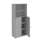 Vitrines szekrény Drive DZ5 8008 szürke
