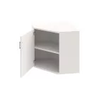 Irodai polcos sarokszekrény Strong SRV2 01L fehér