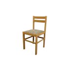 Favázas háttámlás étkezőszék éger T9000-4-0003