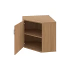 Irodai polcos sarokszekrény Strong SRV2 01L meggy