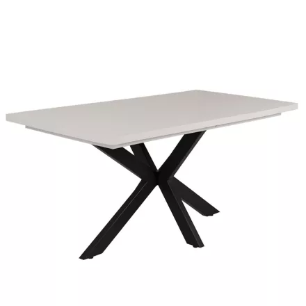 Fa étkezőasztal fekete lábbal Kasmír T28002-2-6936