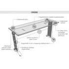 Íróasztal Cross CE1800P dió