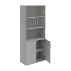 Vitrines szekrény Strong SZ5 8010 szürke