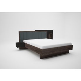 Li-DM 160x200 ágykeret ágyráccsal iszap tölgy