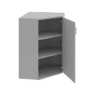 Irodai polcos sarokszekrény Strong SRV3 01P szürke