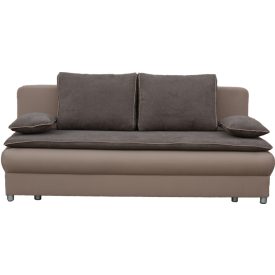 Ágyazható kanapéágy - Sonja bézs sötétbarna