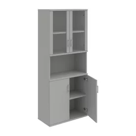 Üveges szekrény Strong S5 8007 szürke