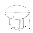 Fa asztallapos étkezőasztal 5905248136465