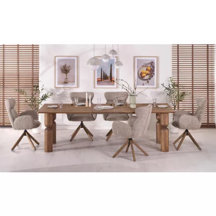 Fa asztallapos étkezőasztal 5905248137165