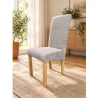 Favázas elegáns étkezőszék sonoma tölgy-szürke T9005-3-0001
