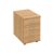 Zárható 4 fiókos irodai konténer K34CN tölgy