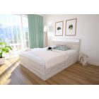 Ze-DM Fa ágykeret 160x200 cm justus tölgy és fehér