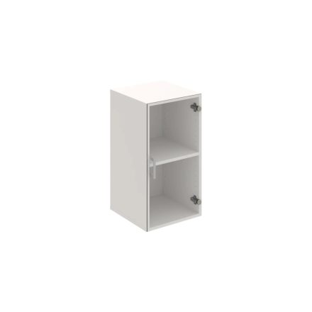 Üveges vitrin Drive D2 4002 fehér