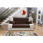 Ágyazható kanapéágy - Finka barna fehér