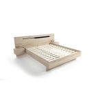 An-DM Franciaágy éjjeliszekrénnyel 160 cm sonoma