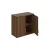 Zárható irodai szekrény Strong SZ2 8001H dió
