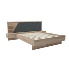 He-DM Sonoma tölgy ágykeret 160x200