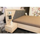 He-DM Sonoma tölgy ágykeret 160x200