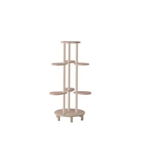 Két emeletes virágtartó állvány EGY-02 Világos sonoma