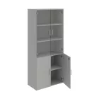 Vitrines szekrény Drive DZ5 8009 szürke