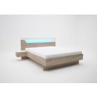 Ap-DM Fa ágykeret 160 cm sonoma
