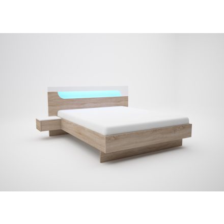 Ap-DM Fa ágykeret 160 cm sonoma